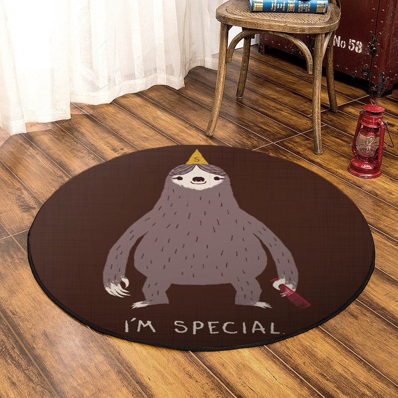 Sloth BL300732C Round Area Rug