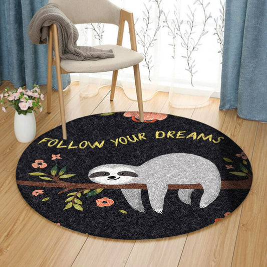 Sloth BL300734C Round Area Rug