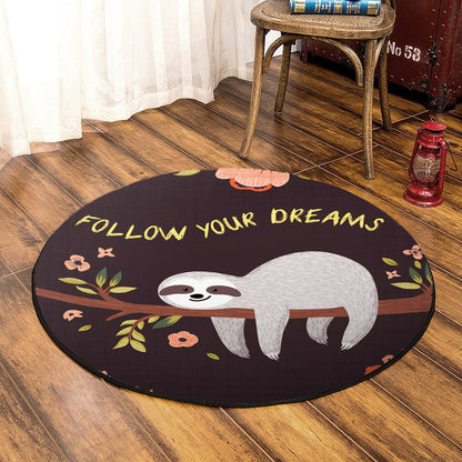 Sloth BL300734C Round Area Rug