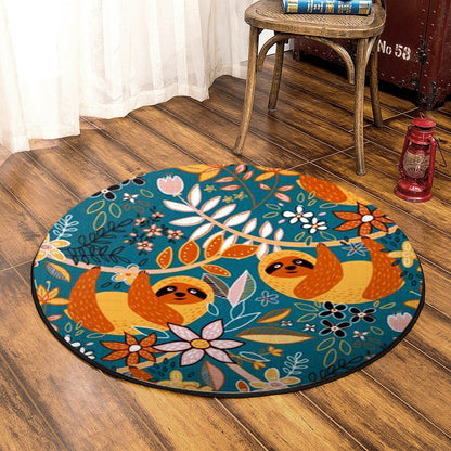 Sloth BL300737C Round Area Rug