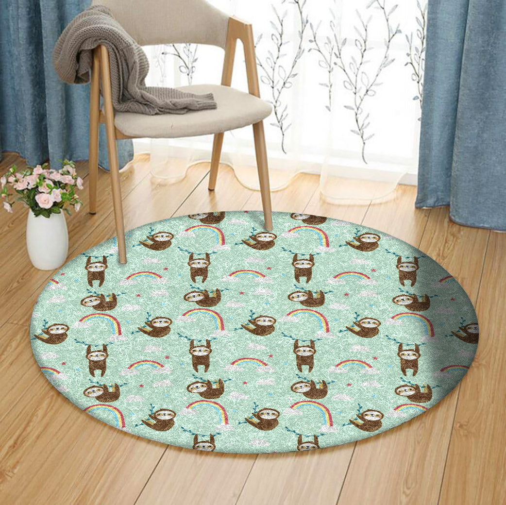 Sloth HM260965TM Round Area Rug