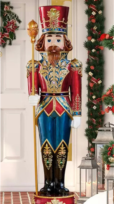 6' Life-Size LED Christmas Nutcracker