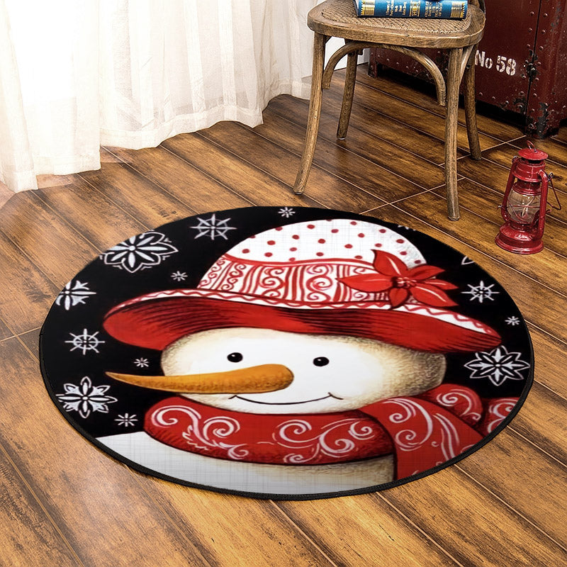 Snow TL170826TM Round Area Rug