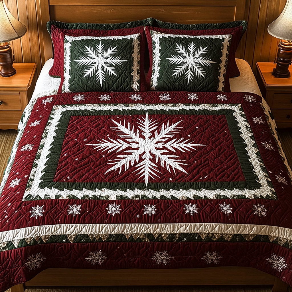 Snowflake TAI061124088 Quilt Bedding Set