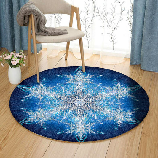 Snowflake NN0310178TM Round Area Rug