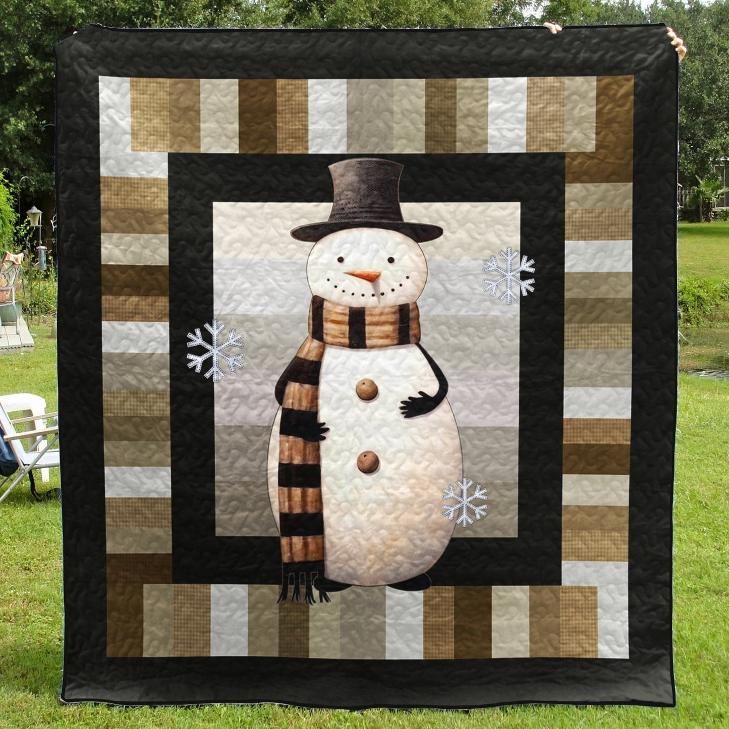 Snowman CLM1611728 Art Quilt