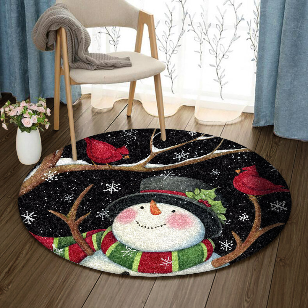 Snowman BL2809098RR Round Area Rug