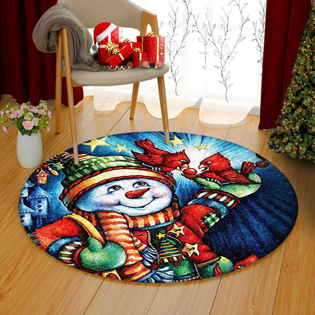 Snowman HM0711105TM Round Area Rug