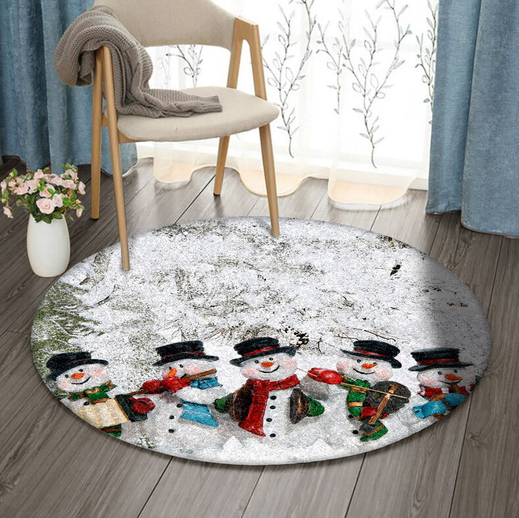 Snowman HN2609105RR Round Area Rug