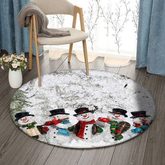 Snowman HN2609105RR Round Area Rug