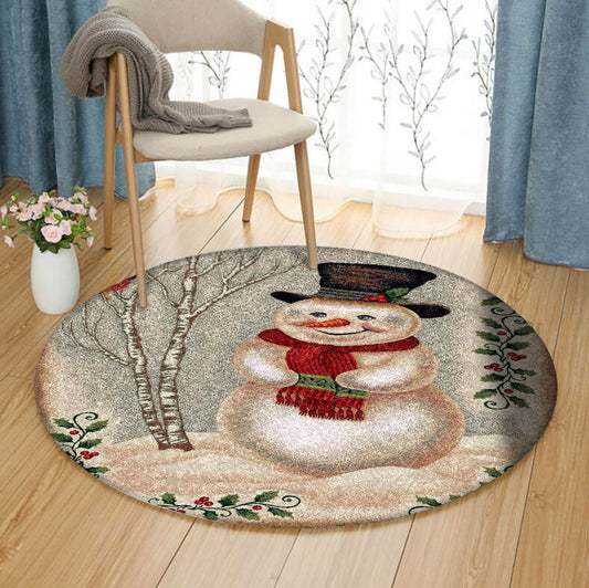 Snowman NP1911015RR Round Area Rug