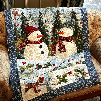 Snowman Magic Moments Quilted Blanket NCU0TL1644