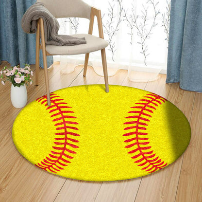 Softball CLA1410061RR Round Area Rug