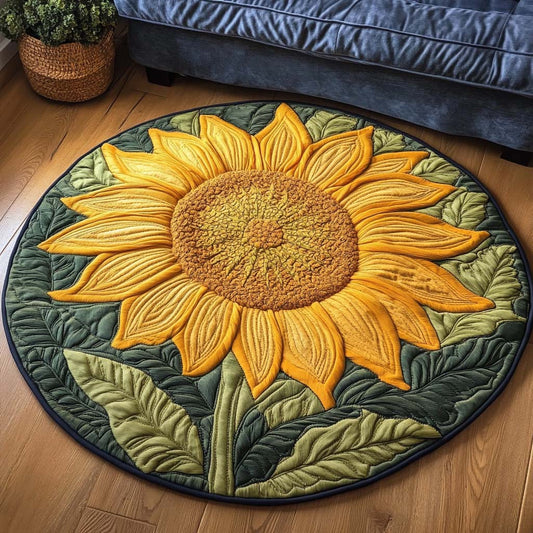 Solar Flair Quilted Round Mat NCU0NT1279