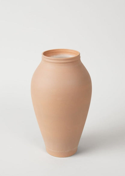 Terracotta Medium Ceramic Vase - 14"