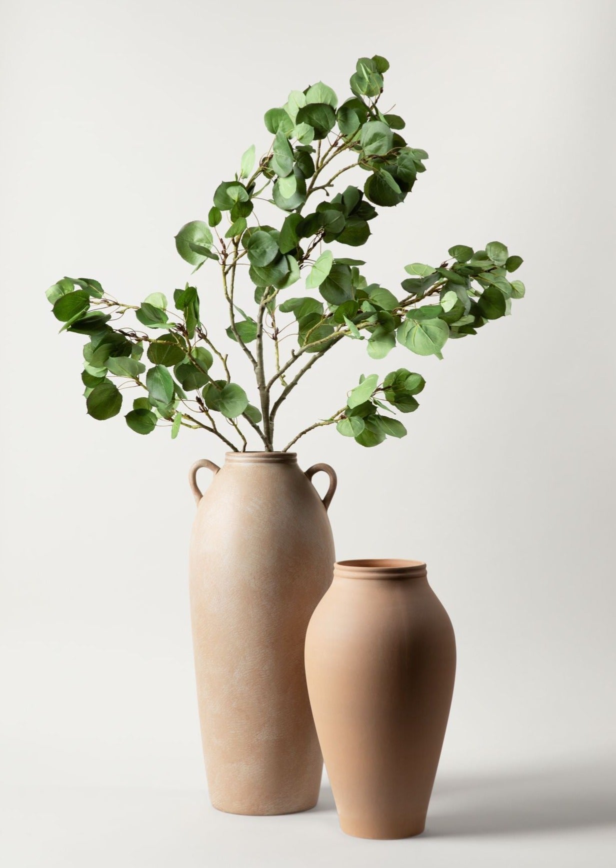 Terracotta Medium Ceramic Vase - 14"