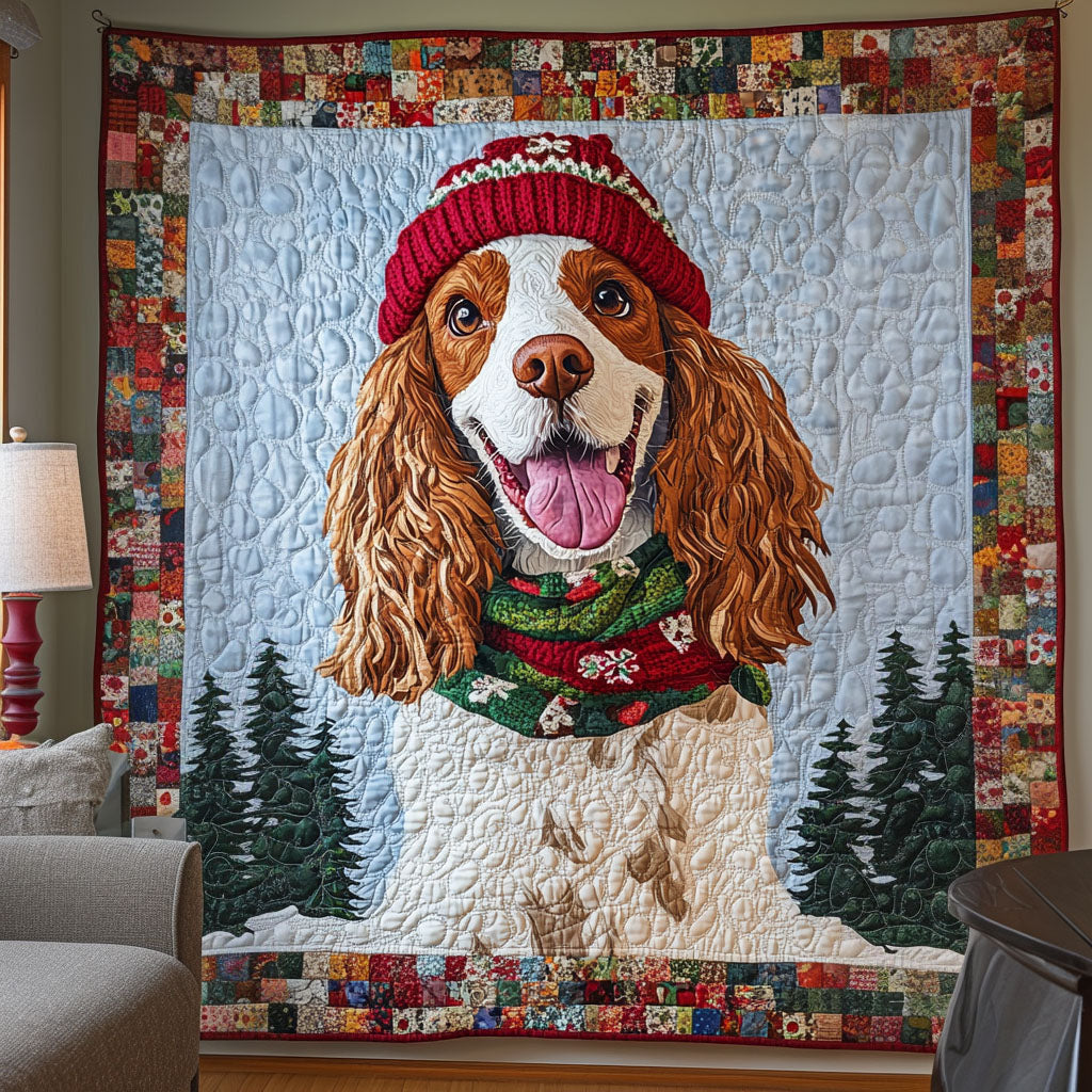 Spaniel Journey Quilted Blanket NCU0PT1729