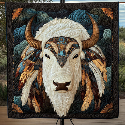 Native Bison Quilted Blanket NCU0VT76