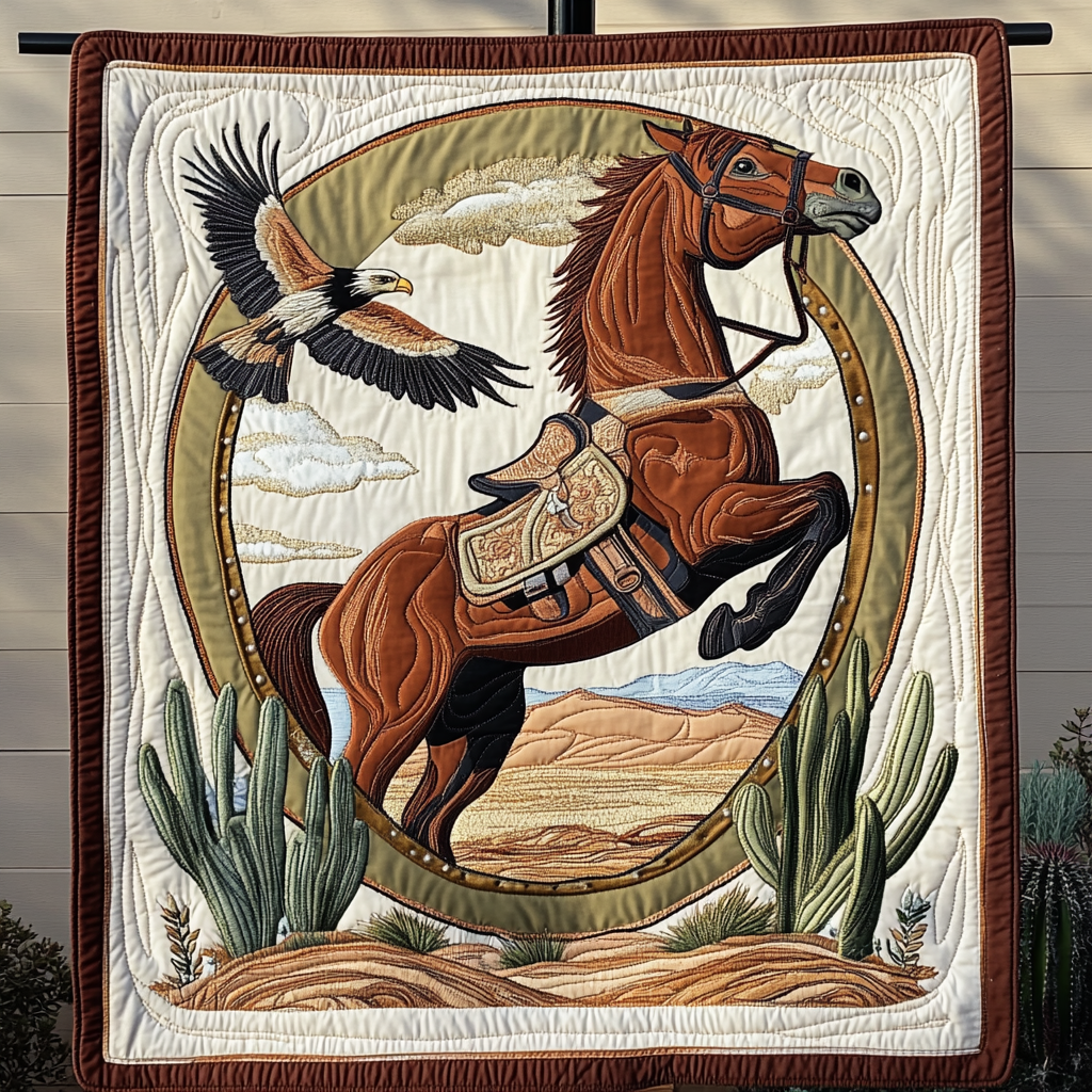 Spirit Rider Quilted Blanket NCU0VH1674