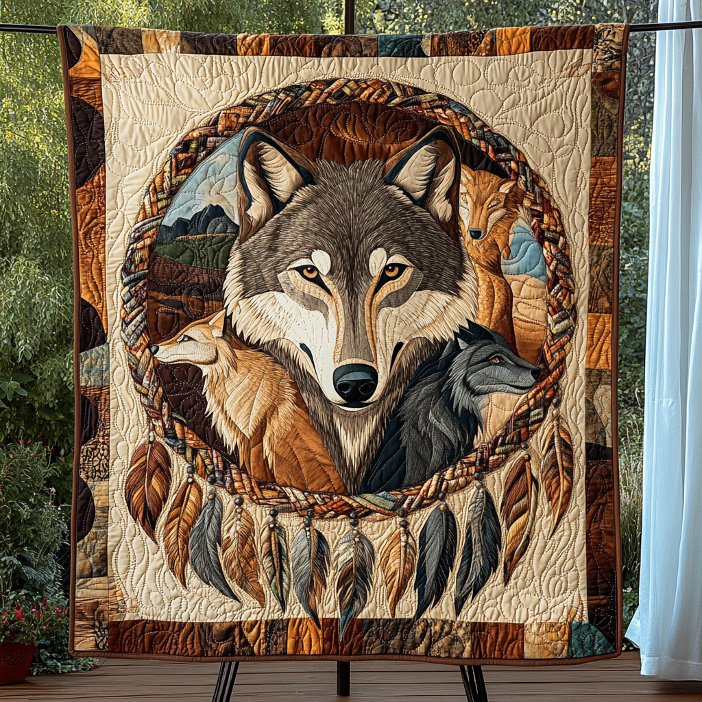 Spirit of the Pack Quilted Blanket NCU0DK3303