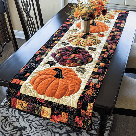 Spooky Harvest Quilted Table Runner NCU0TH1772