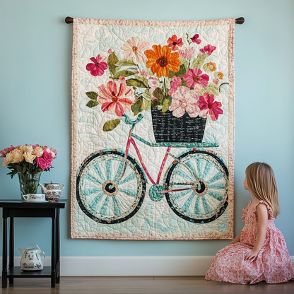 Springtime Pedals Art Quilt Hanging NCU0TL1012