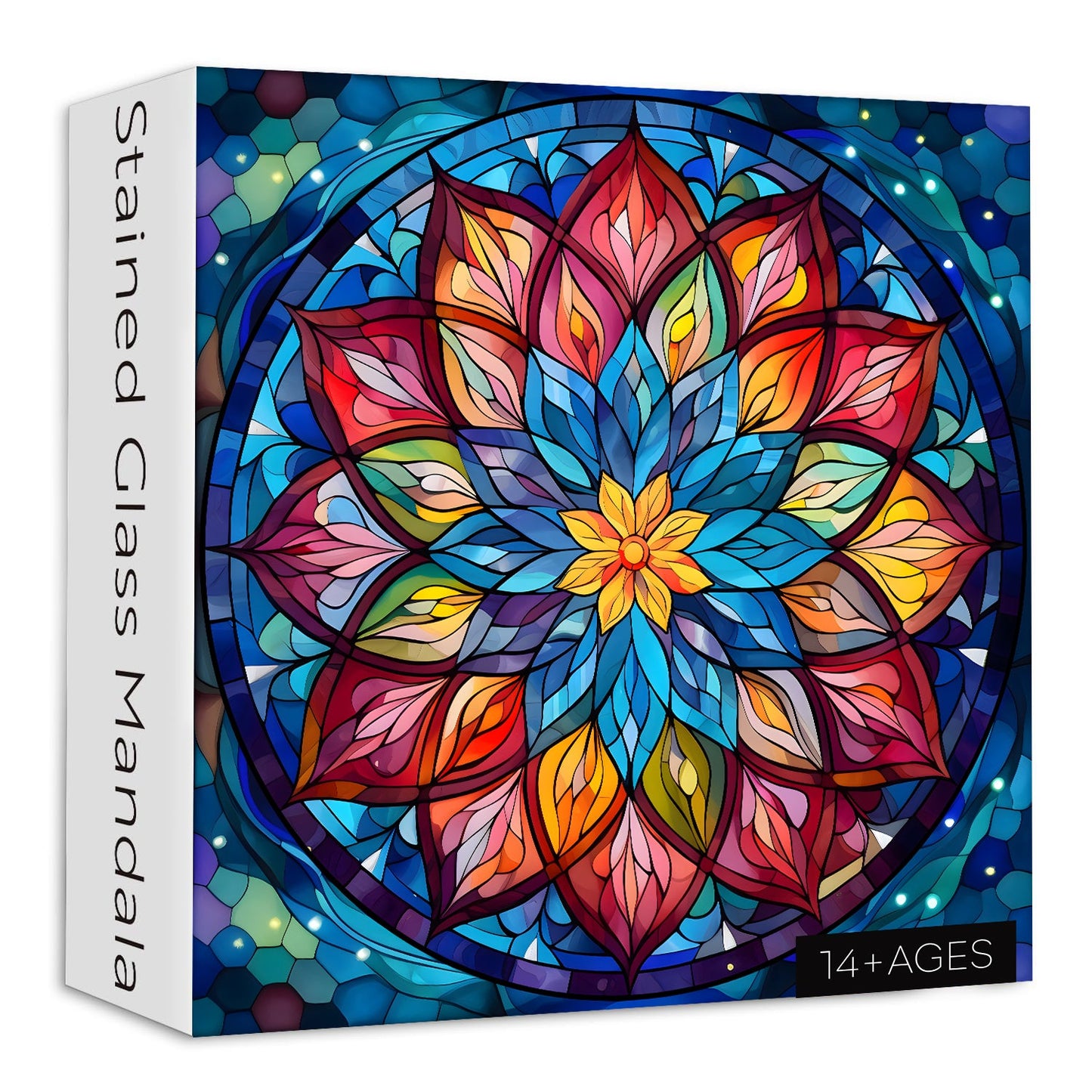 Stained Glass Mandala Jigsaw Puzzle 1000 Pieces