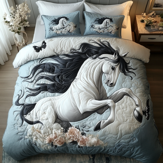 Stallion Serenity Quilted Bedding Set NCU0DV2540