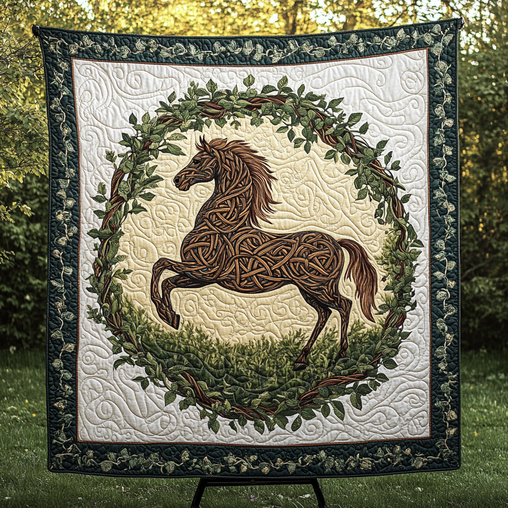 Stallion Spirit Quilted Blanket NCU0DK3449