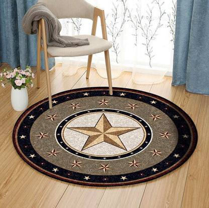 Star Western HT220829TM Round Area Rug