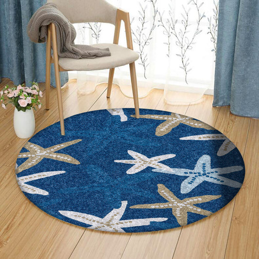 Starfish HM091076TM Round Area Rug