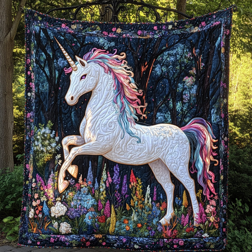 Starlight Gallop Quilted Blanket NCU0DK885