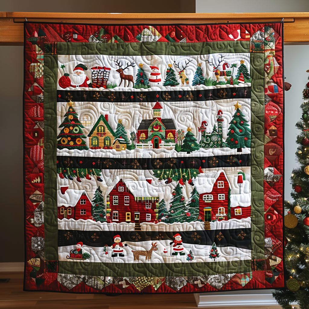 X-mas Quilted Blanket NCU0VT15