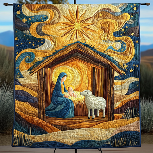 Starry Blessing Quilted Blanket NCU0VH1192