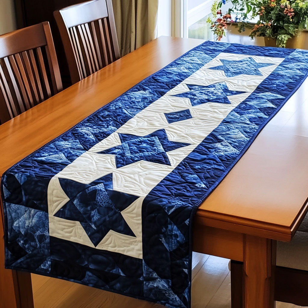 Starry Serenity Quilted Table Runner NCU0PT1772