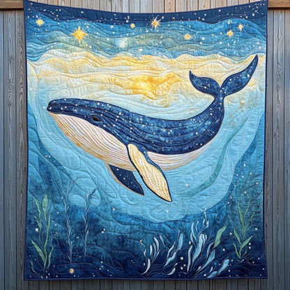 Starry Whale Quilted Blanket NCU0NT725