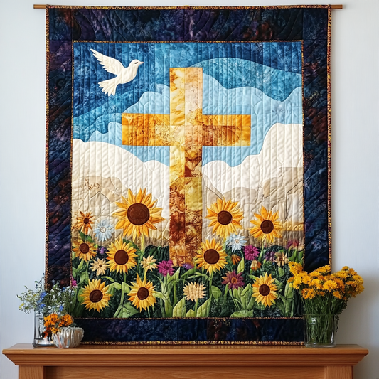 Summer Bloom Art Quilt Hanging NCU0TL936