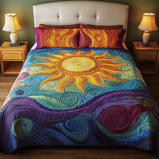 Sun And Wave TAI041124216 Quilt Bedding Set