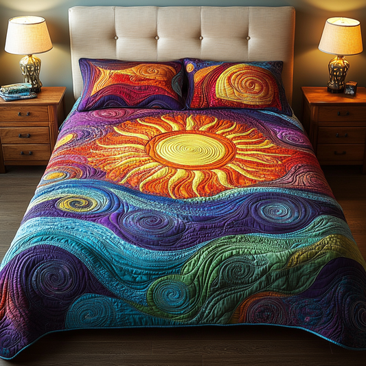 Sun And Wave TAI041124217 Quilt Bedding Set