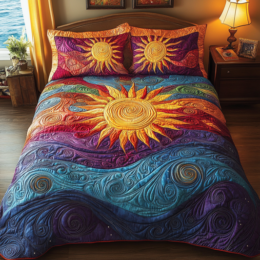 Sun And Wave TAI041124397 Quilt Bedding Set