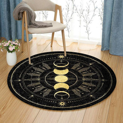 Sun And Moon HM310714A Round Area Rug