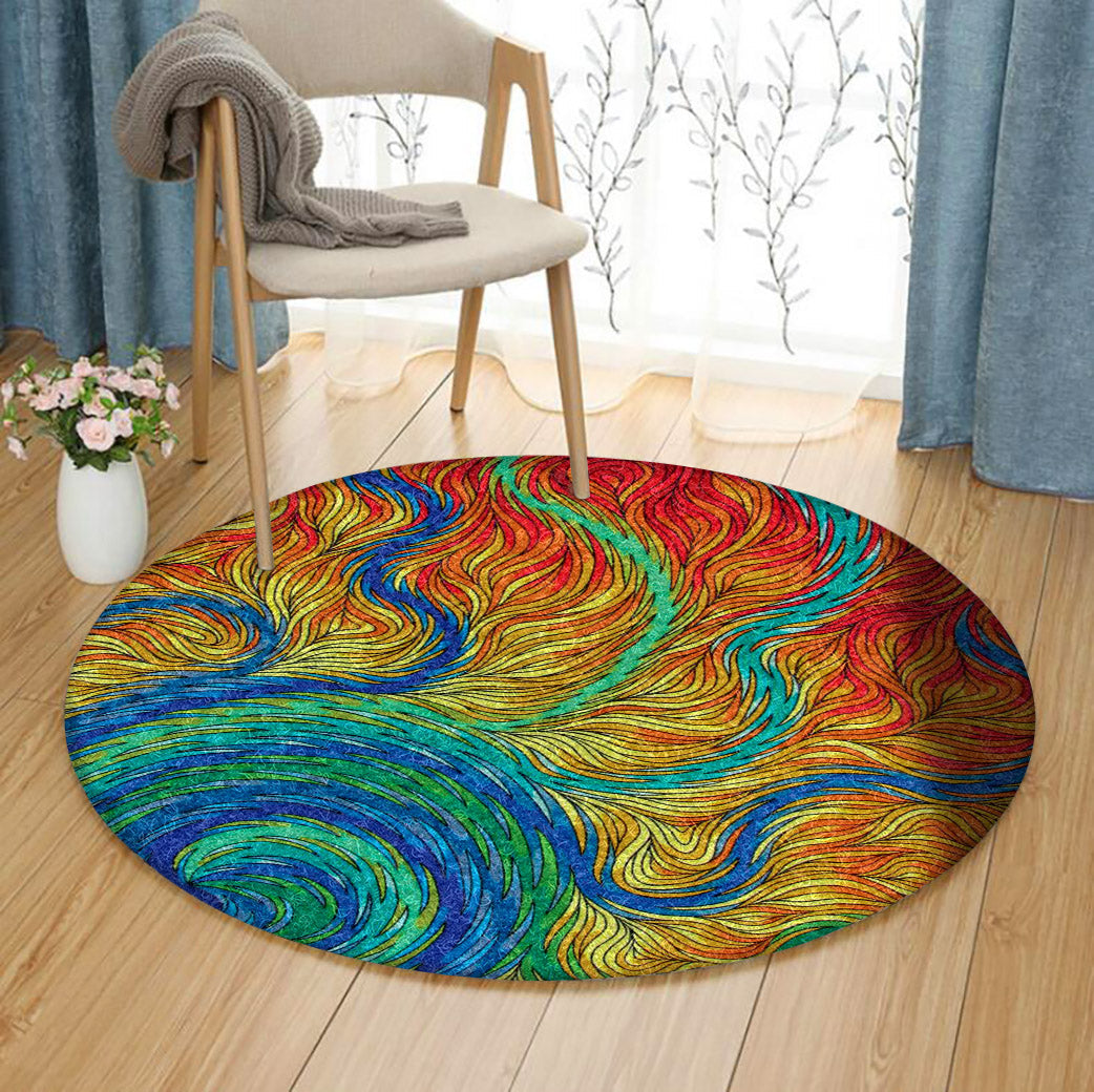 Sun Art DT1910139TM Round Area Rug