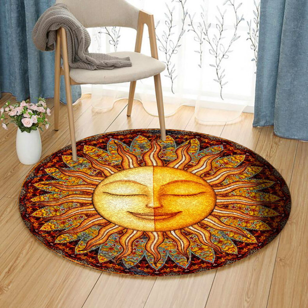 Sun QN140820TM Round Area Rug