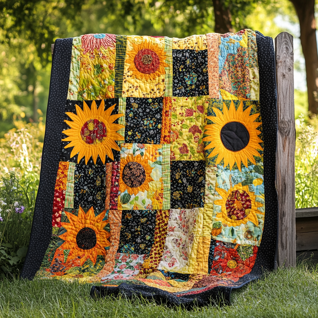 Sunflower TAI281024238 Quilt Blanket