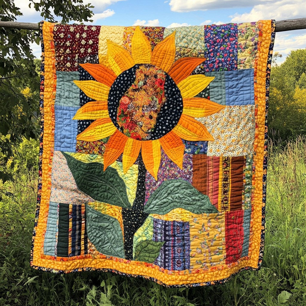 Sunflower TAI281024269 Quilt Blanket