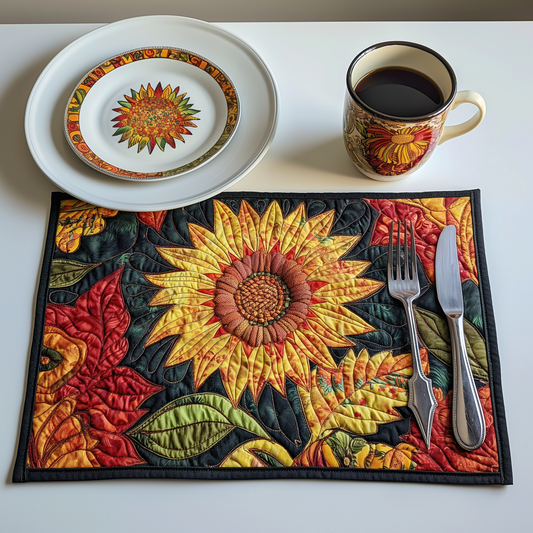 Sunflower Quilted Placemat NCU0TL001