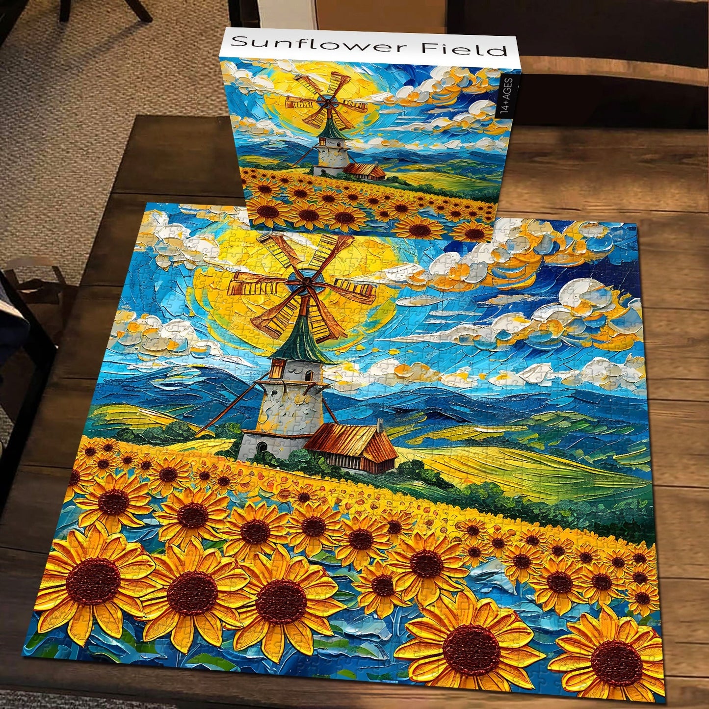 Sunflower Field 1000 Piece Jigsaw Puzzle