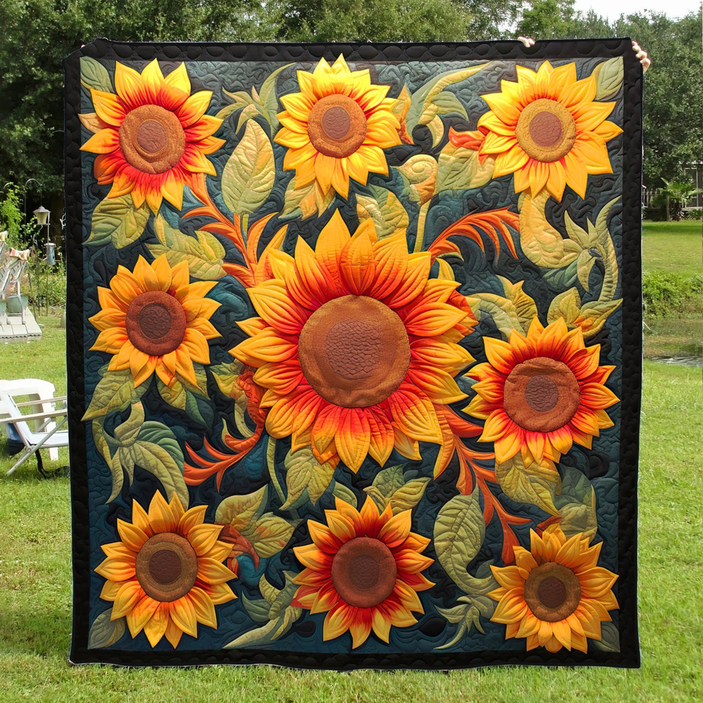 Sunflower HM14102304 Quilt Blanket