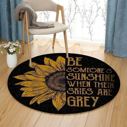 Sunflower BT170826RR Round Area Rug