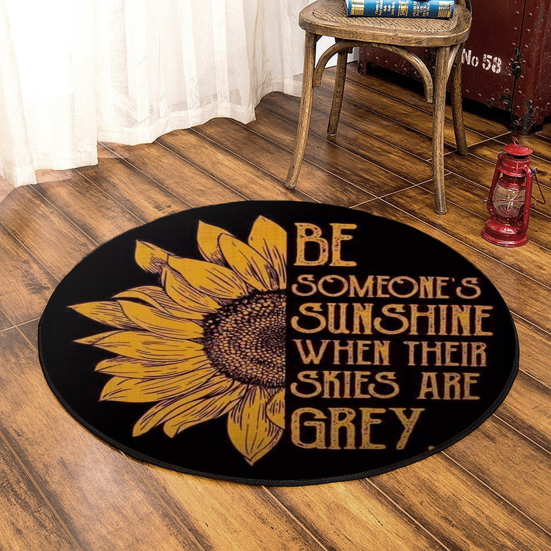 Sunflower BT170826RR Round Area Rug